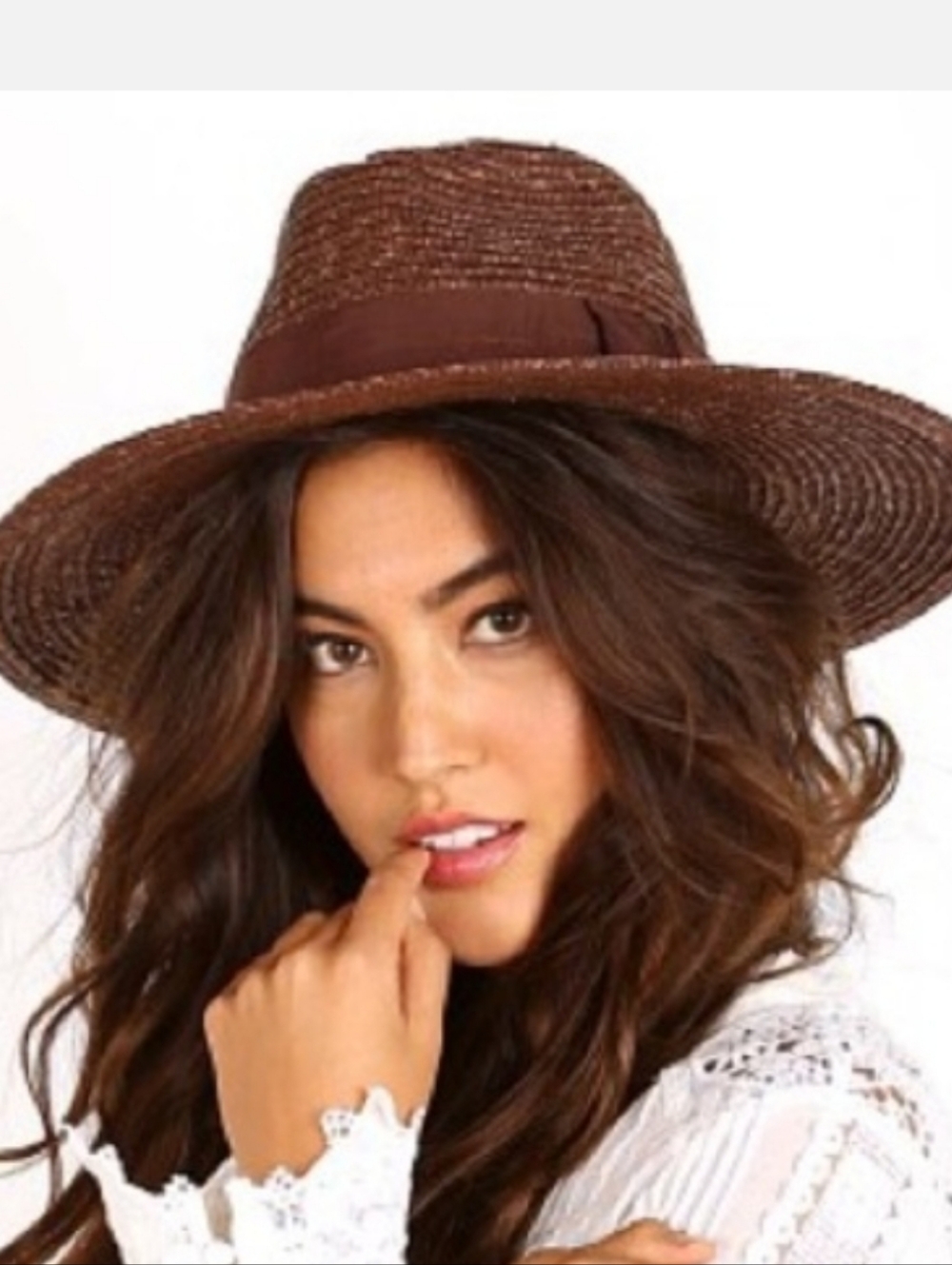 Brixton Joanna Hat Brown Medium Boho